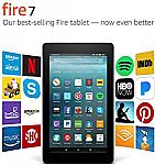 (Prime Member Only) Fire 7 Tablet with Special Offers (3 for $34.97, 1 for $14.99) w/Amex offer YMMV