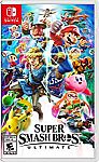 Super Smash Bros. Ultimate (Pre-Order) + $10 promotional credit $56 (Prime required)