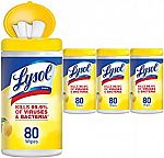 320-Count Lysol Disinfecting Wipes $9 + Free shipping