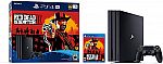 PlayStation 4 Pro 1TB Console - Red Dead Redemption 2 Bundle $399