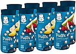 6-Ct 1.48oz Gerber Graduates Puffs Cereal Snacks (Banana and Strawberry Apple) $7.83 and more