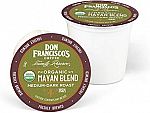100-Ct Don Francisco's 100% Organic Mayan Blend K-Cup Coffee Pods (Med-Dark Roast) $29.30