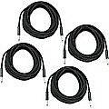 Musician's Gear Braided Instrument Cable 1/4 30 Ft 4-Pack Black $19.99