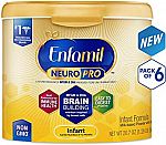 6-Pack of 20.7-oz Enfamil NeuroPro Infant Formula $93.33 or Less