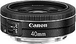 Canon EF 40mm f/2.8 STM Lens $129