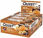 12-Pack 2.1oz Quest Nutrition Protein Bar (Chocolate Peanut Butter) $12.51 or Less