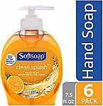 6-Count Softsoap Liquid Hand Soap (Clean Splash) $4.73 & More
