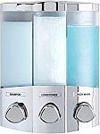 Better Living Products 76344-1 Euro Series TRIO 3-Chamber Soap and Shower Dispenser $9.71 (Org $30)