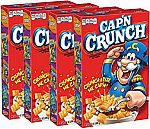 Cap'N Crunch Cereal, 14oz Boxes, 4 Count $5.72