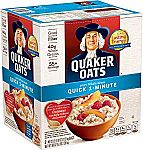 80-OZ Quaker Oats Quick 1-Minute Oatmeal $5.58