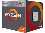 AMD RYZEN 5 2400G Quad-Core 3.6 GHz Desktop Processor $140