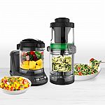 Ninja Precision Processor 4-Cup Food Processor with Spiralizer $50