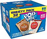 32-Ct Pop-Tarts Flavored Variety Pack (Frosted Brown Sugar Cinnamon & Frosted Strawberry) $4.88 or Less