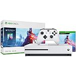 1TB Microsoft Xbox One S Console w/ Battlefield V Deluxe Edition $200