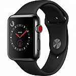 Apple Watch Series 3 42mm (Space Black Stainless Steel) $369, Nike+ Series 3 42mm (Silver Aluminum, Crimson/Black) $284 and more