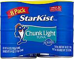 8-Count StarKist Chunk Light Tuna in Water, 5 Ounce Cans $5.97