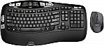 Logitech MK570 Comfort Wave Wireless Keyboard & Mouse $35 (50% Off)
