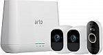 Arlo Pro 2 Indoor/Outdoor 1080p Security Camera (2-pk) w/ Audio Doorbell $250 (Org $450)