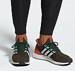 adidas men's Ultraboost Shoes (Dark Green/White) $90