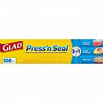 300 Sq. ft. Glad Press'N Seal Wrap $8.98