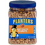 Pack of 2 Planters Dry Honey Roasted Peanuts, 34.5 Ounce $7.42