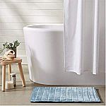 2-Pack AmazonBasics Striped Memory Foam Bath Mat $6.83