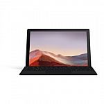 Microsoft Surface Pro 7  (i3-1005G1 4GB 128GB SSD) + Black Pro Type Cover Bundle $599