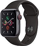 Apple Watch Series 5 (GPS + Cellular, 40mm) $386