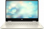 HP Pavilion x360 2-in-1 14" FHD Touch-Screen Laptop (i5-10210U 8GB+16GB 256GB SSD) $500