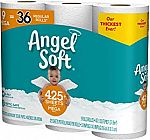 36-Count Angel Soft Mega Roll Toilet Paper $20.47