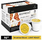 96-Count Bestpresso Coffee Single Serve K-Cups from $22.42