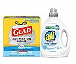 110-ct Glad Tall Drawstring OdorShield 13 Gl Trash Bags $10.11 & More Household Ites Up to 58% Off