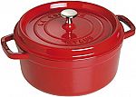 Staub Cast Iron Round Cocotte, 4-Quart $99.94