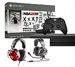 Microsoft XBox One  X NBA 2K19 Bundle + Free Thrustmaster Headset (a $99 value) $299