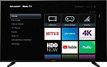 Sharp 58" Class LED 2160p Smart 4K UHD TV $300