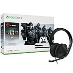 XBox One S 1TB Gear 5 Bundle + XBox One S Stereo Headset Bundle $138 + Get 20% Back in points