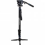 Benro #4 MCT48AF Monopod with Flip Locks, 3-Leg Base, and S6 Video Head $149.95