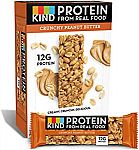 12 Count KIND Protein Bars, Crunchy Peanut Butter, Gluten Free, 12g Protein,1.76 Ounce $7.13