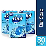 30-Count 4oz Dial Antibacterial Bar Soap (Spring Water) $9.04
