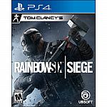 2X Tom Clancy's Rainbow Six: Siege PlayStation 4 + $50 Gift Card $54