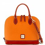 Dooney & Bourke Pebble-Grain Zip Satchel $69 + Free Shipping & More