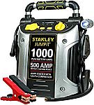 STANLEY 1000/500 Amp Jump Starter w/120 PSI Compressor $34