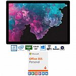 Microsoft Surface Pro 6 12.3" (i5 8GB 128GB) + Microsoft Office 365 $599