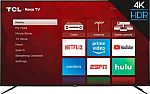TCL 75" LED 4 Series 2160p Smart 4K UHD TV with HDR Roku TV $650