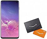 Samsung Galaxy S10 Factory Unlocked 128GB Smartphone $600, Or $480 w/ Amazon Prime Card + Get $50 Amazon Gift Card