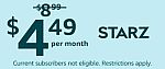 50% off select channels for 3 months