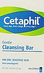 (Back) 6-Ct 4.5oz. Cetaphil Gentle Cleansing Bar for Dry/Sensitive Skin $10.91 (Org $33) & More