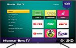 Hisense 55" LED R6070E3 Series 2160p Smart 4K UHD Roku TV $230