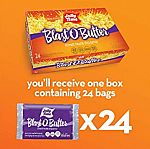 24-Pack JOLLY Microwave Popcorn $6.60 + FS