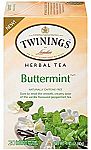 6X20 packs Twinings of London Buttermint Herbal Tea $5.68